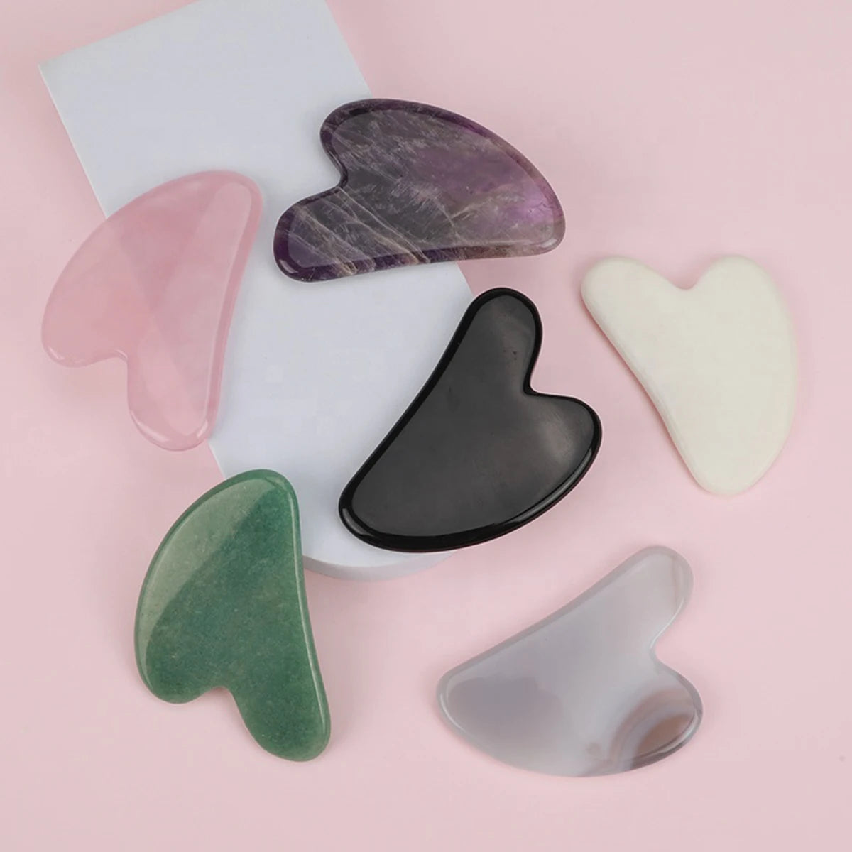 Jade Guasha Massage Stone