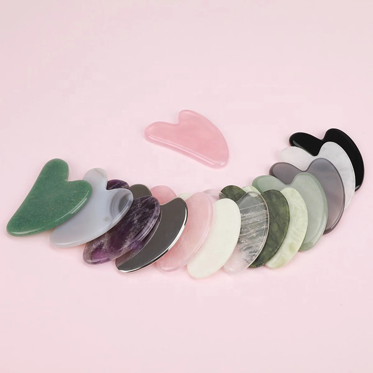 Jade Guasha Massage Stone