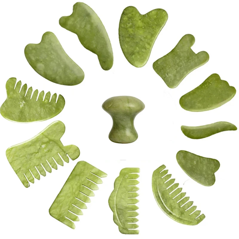 Jade Gua Sha Massager - PAEAN Therapy