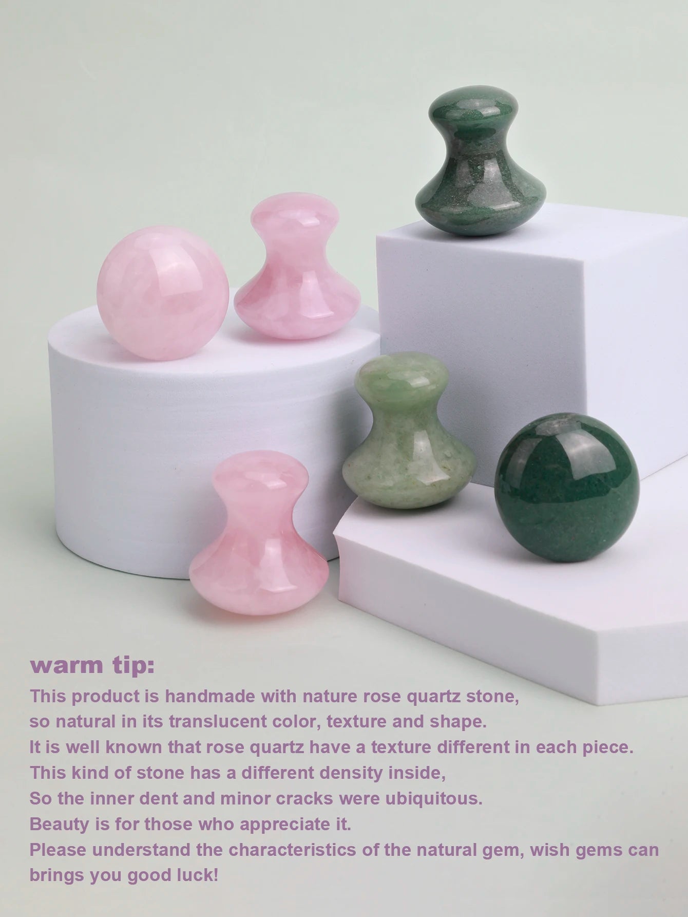 Jade Mushroom Gua Sha Massager