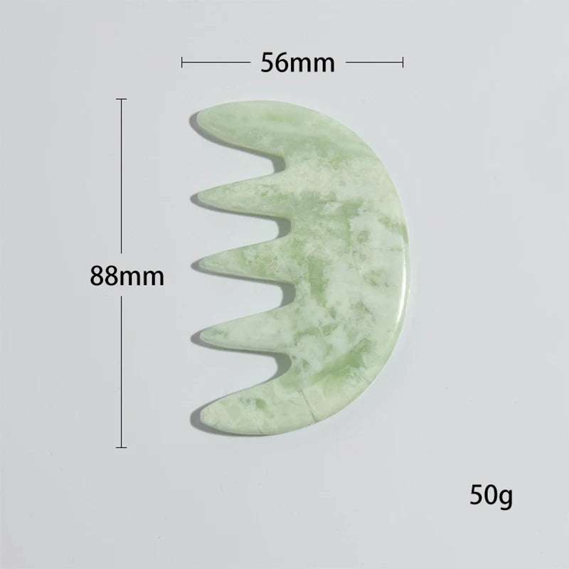 Jade Gua Sha Combs