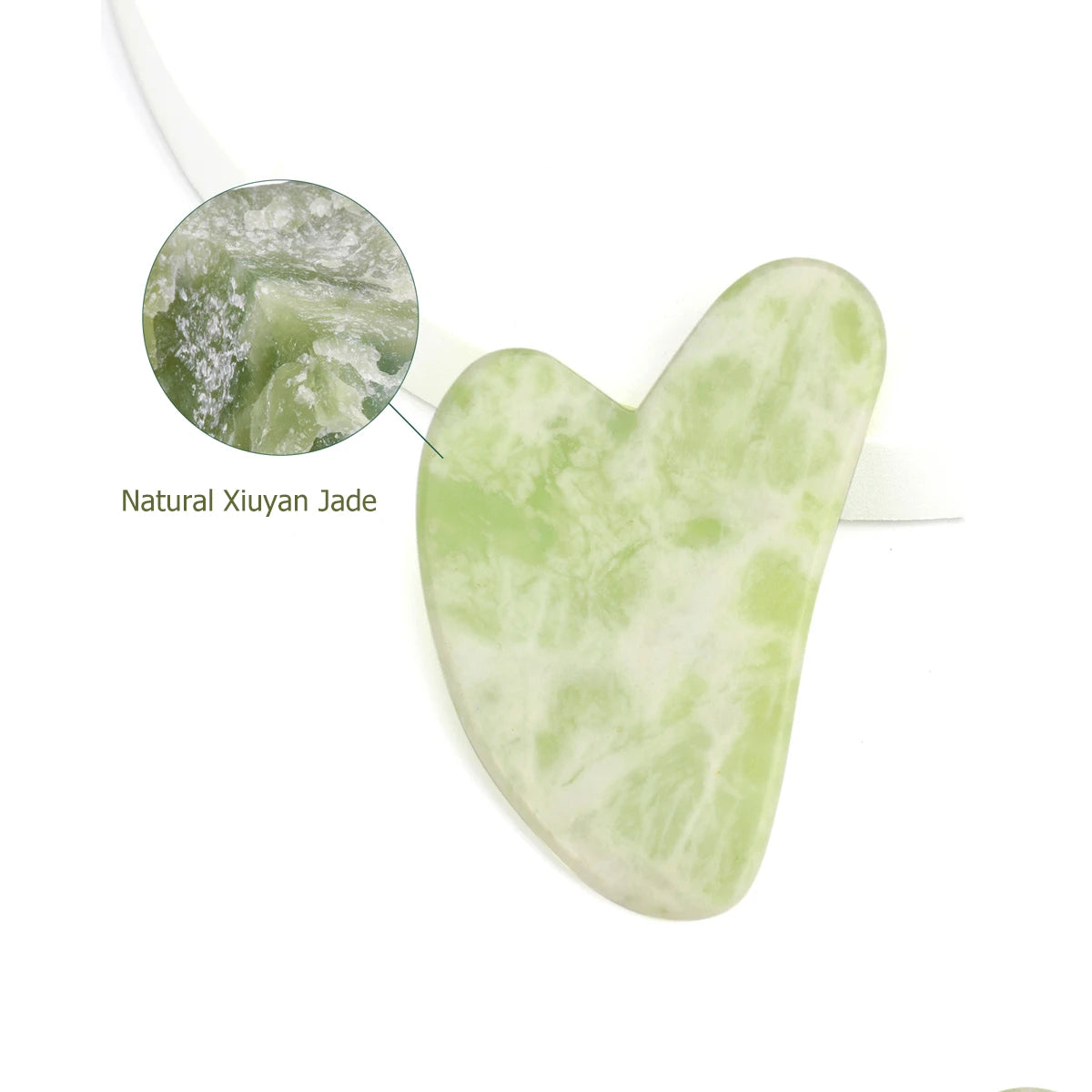 Jade Guasha Massage Stone