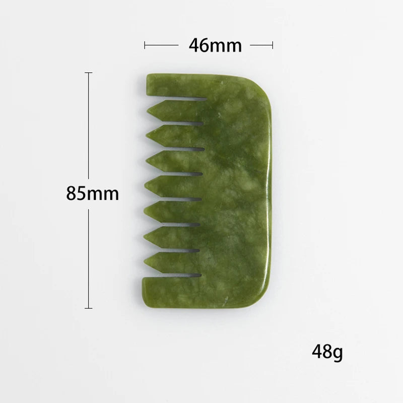 Jade Gua Sha Combs