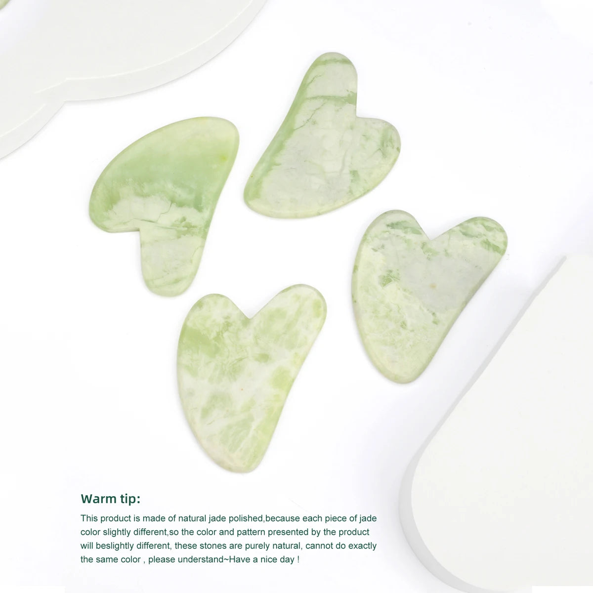 Jade Guasha Massage Stone