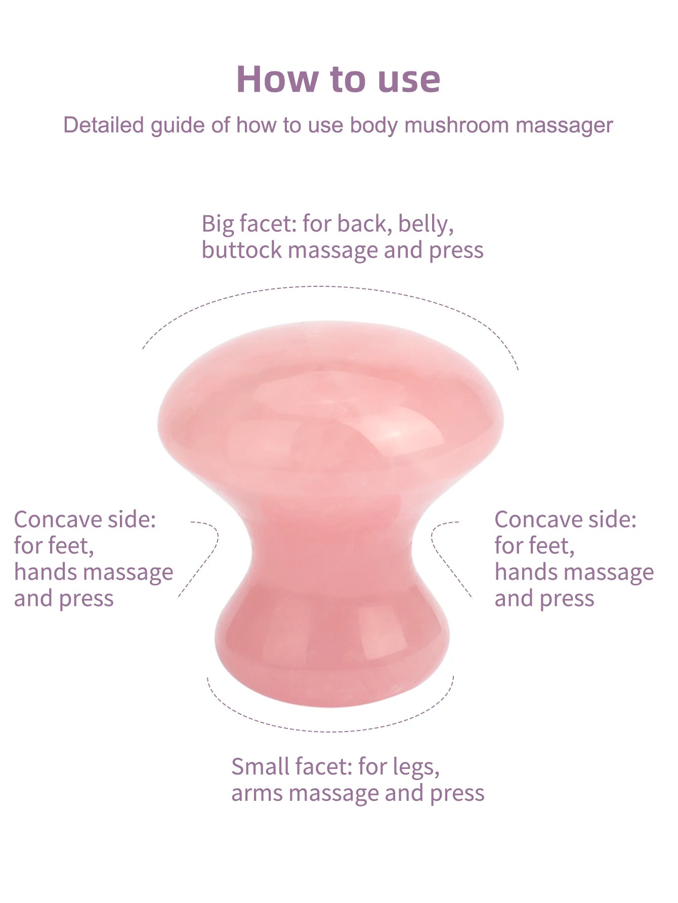 Jade Mushroom Gua Sha Massager