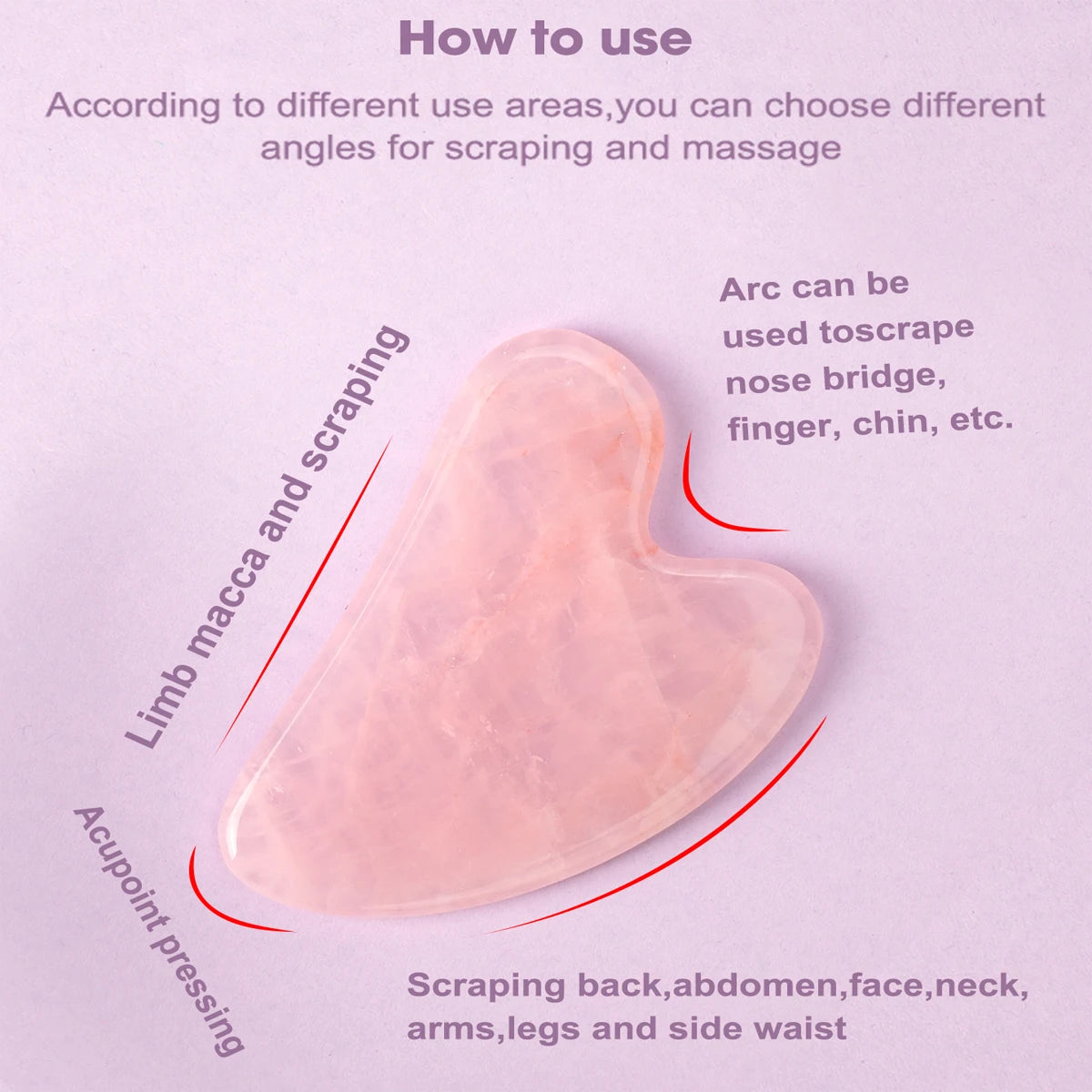 Jade Guasha Massage Stone