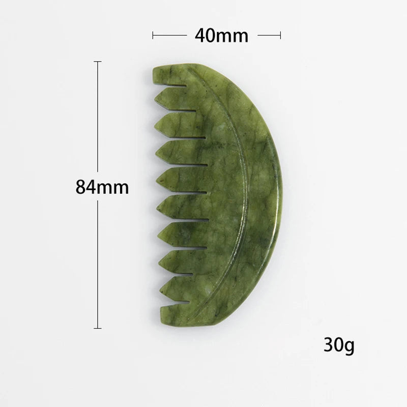 Jade Gua Sha Combs