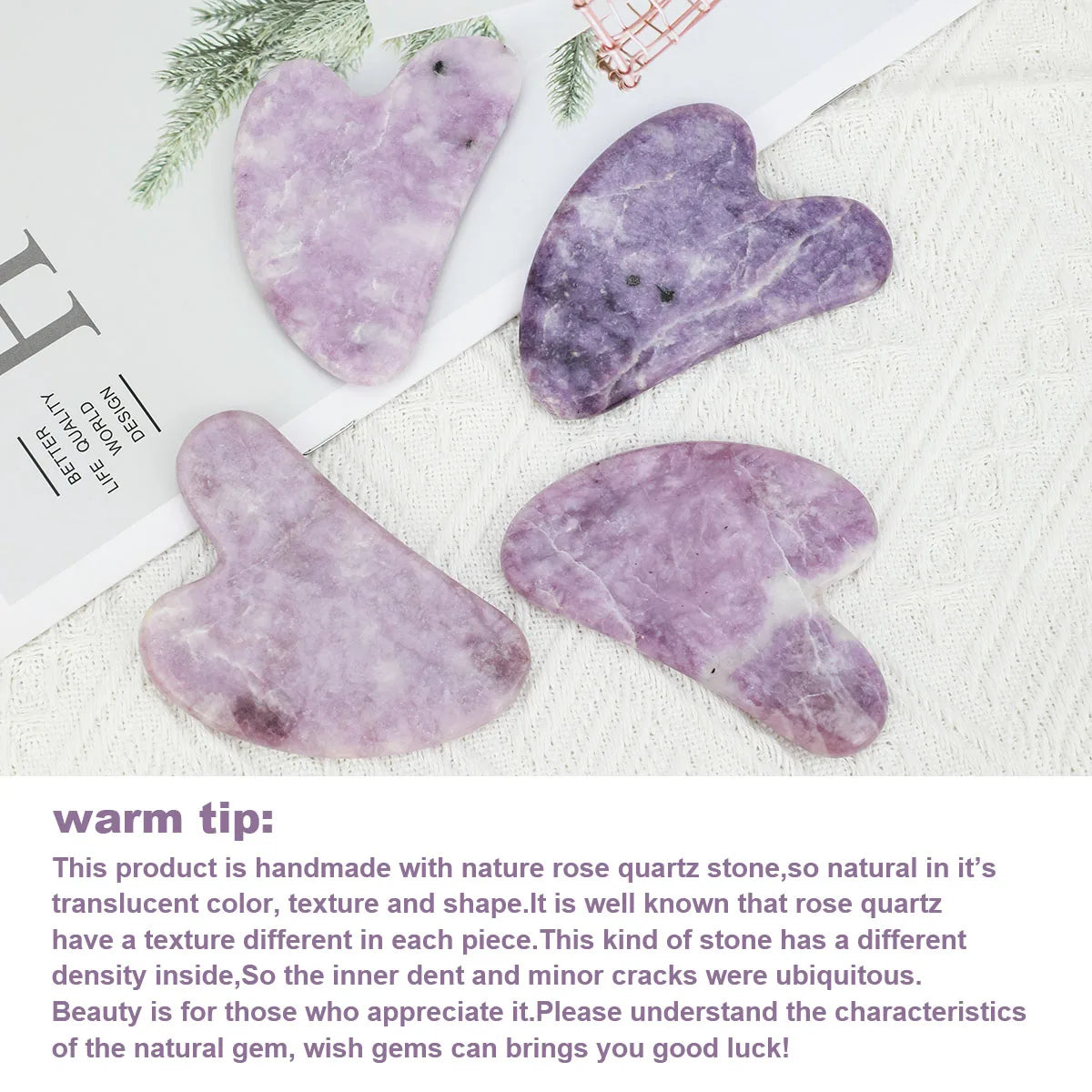 Jade Guasha Massage Stone