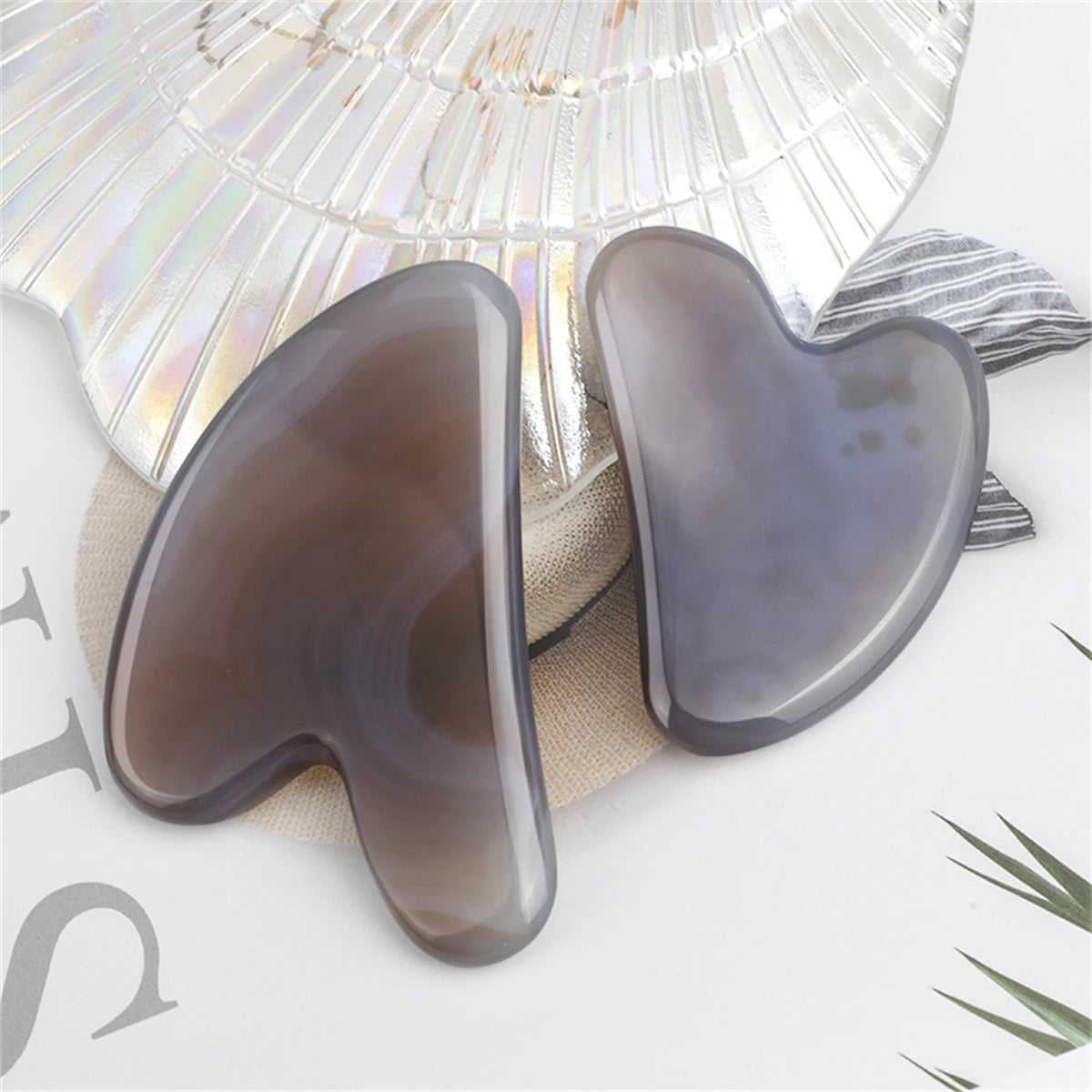 Jade Guasha Massage Stone